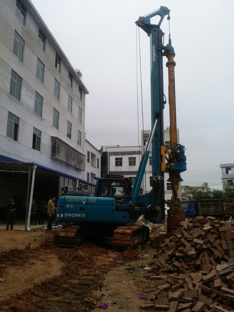 3499拉斯维加斯线路智能中幼型旋挖钻机助力俏丽村落建设