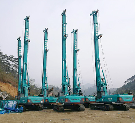 新年献礼3499拉斯维加斯线路智能9台SWDM25旋挖钻机征战越南