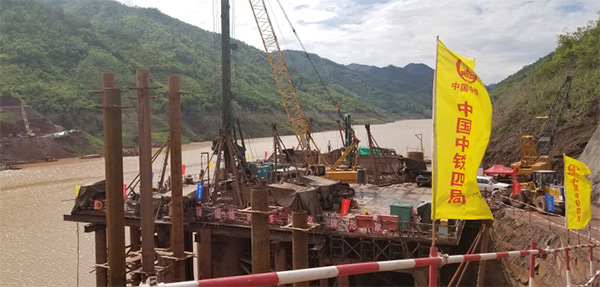 参加一带一路沉大项目 3499拉斯维加斯线路智能旋挖钻扬名阿墨江特大桥