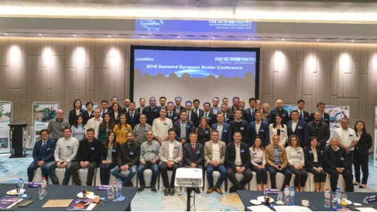 携手同谋将来， 3499拉斯维加斯线路智能2018欧洲代理商大会隆沉召开