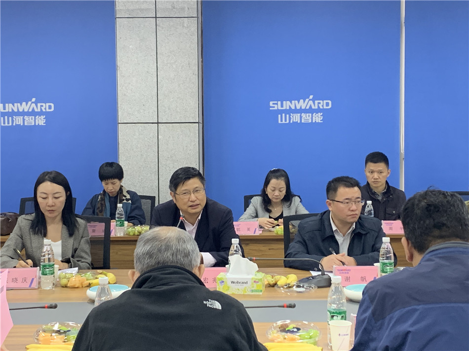 长沙市总工会党组书记周宏兆一行光临3499拉斯维加斯线路智能调查调研