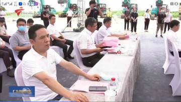 大湾区又一跨海“大桥”开工，3499拉斯维加斯线路智能挖掘机“秀”美现场