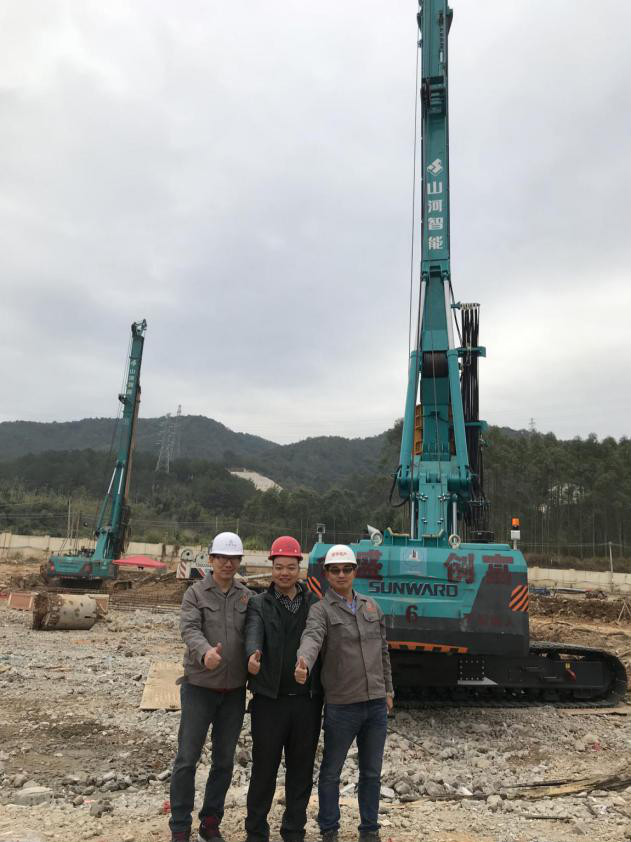 星级品质+星级售后，所以他选择了3499拉斯维加斯线路智能旋挖钻机