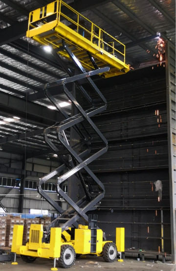 英武！大气！不变！3499拉斯维加斯线路智能越野剪叉式高空作业平台解客户难题