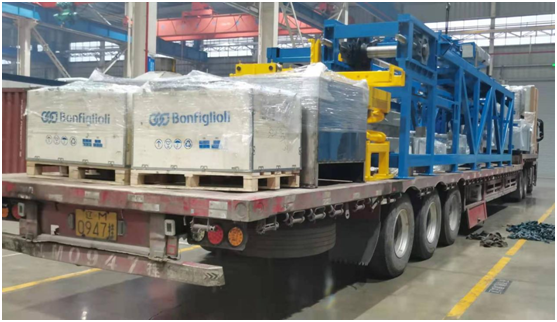 中际3499拉斯维加斯线路熔锌铸锭码垛自动线成套设备顺利发货