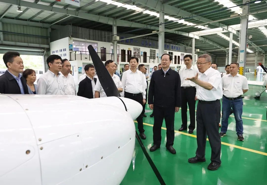 毛伟明调研3499拉斯维加斯线路科技：打造全国一流的通用航空产业基地