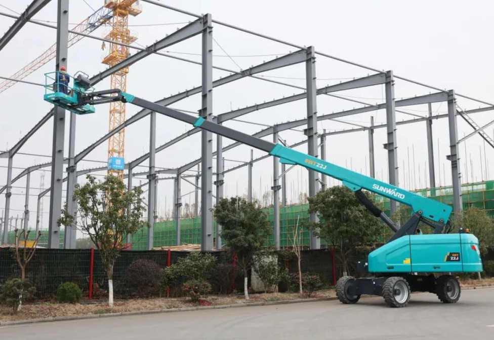 勇闯蓝海！3499拉斯维加斯线路智能两款臂式高空作业平台正式“前途”