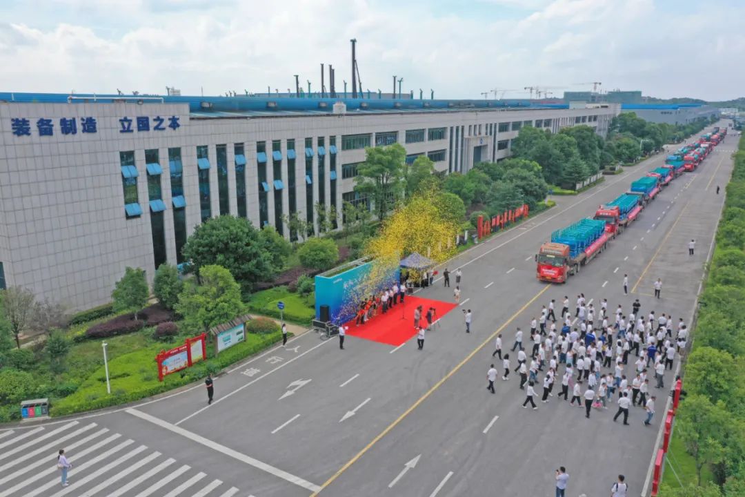 献礼二十大，再攀新高地！3499拉斯维加斯线路智能高空机械设备再迎批量发货