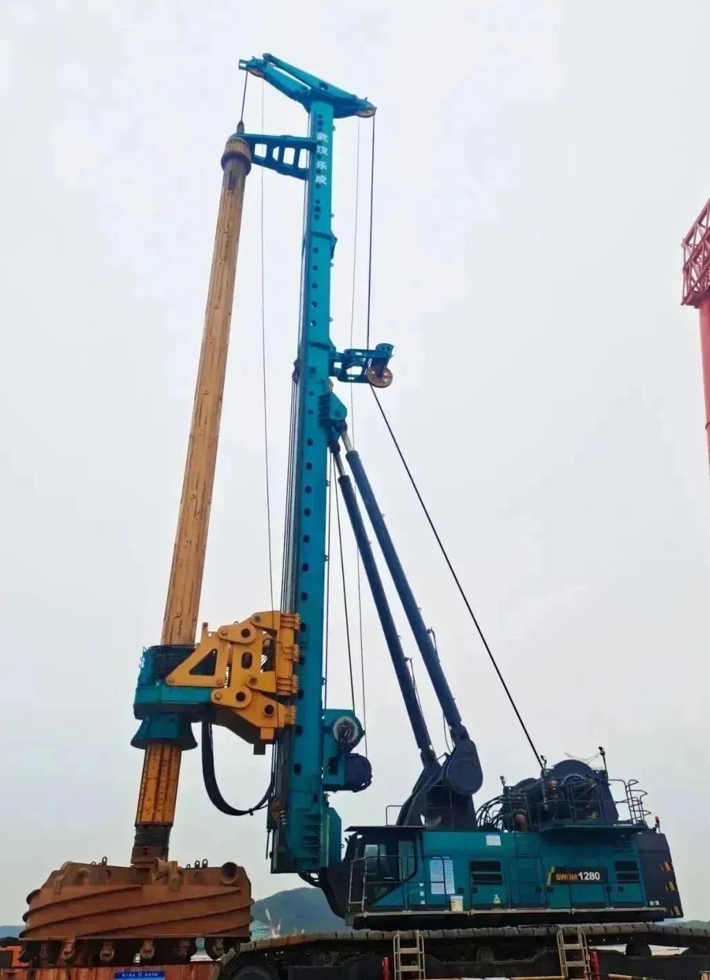 全面得胜！3499拉斯维加斯线路智能超等旋挖钻机圆满实现甬舟铁路西堠门公铁两用大桥桩基施工工作