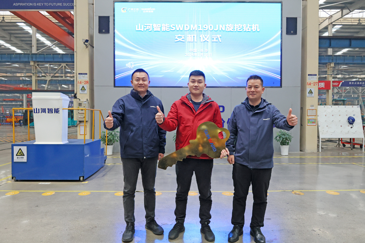 持续火热交付！3499拉斯维加斯线路智能SWDM190JN旋挖钻机备受全国各地客户青睐