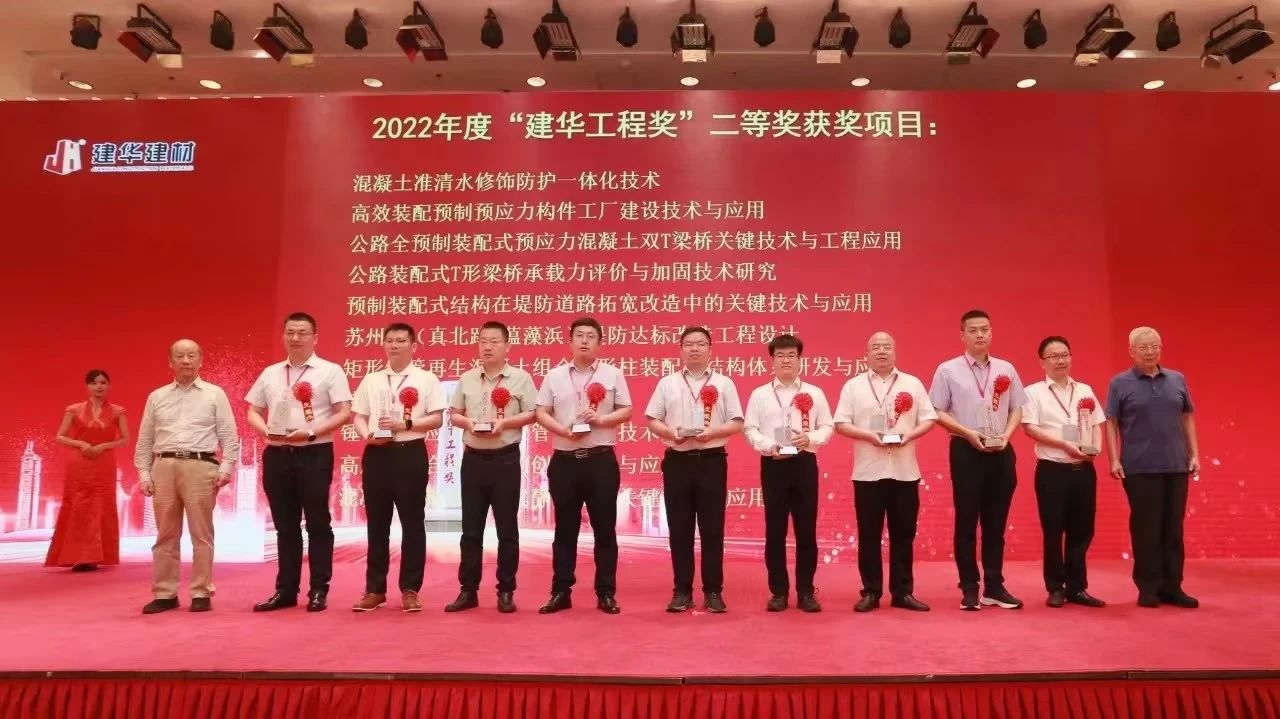 喜讯！3499拉斯维加斯线路智能荣获“建华工程奖”二等奖