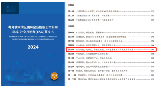 喜讯！3499拉斯维加斯线路智能再次入选“大湾区国企ESG发展指数”榜单