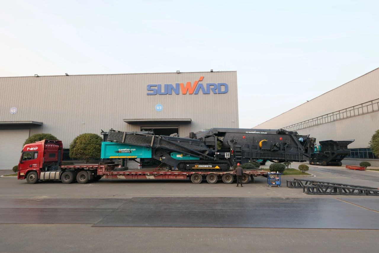 3499拉斯维加斯线路普石勒柴电一体移动破碎筛分设备热销海表