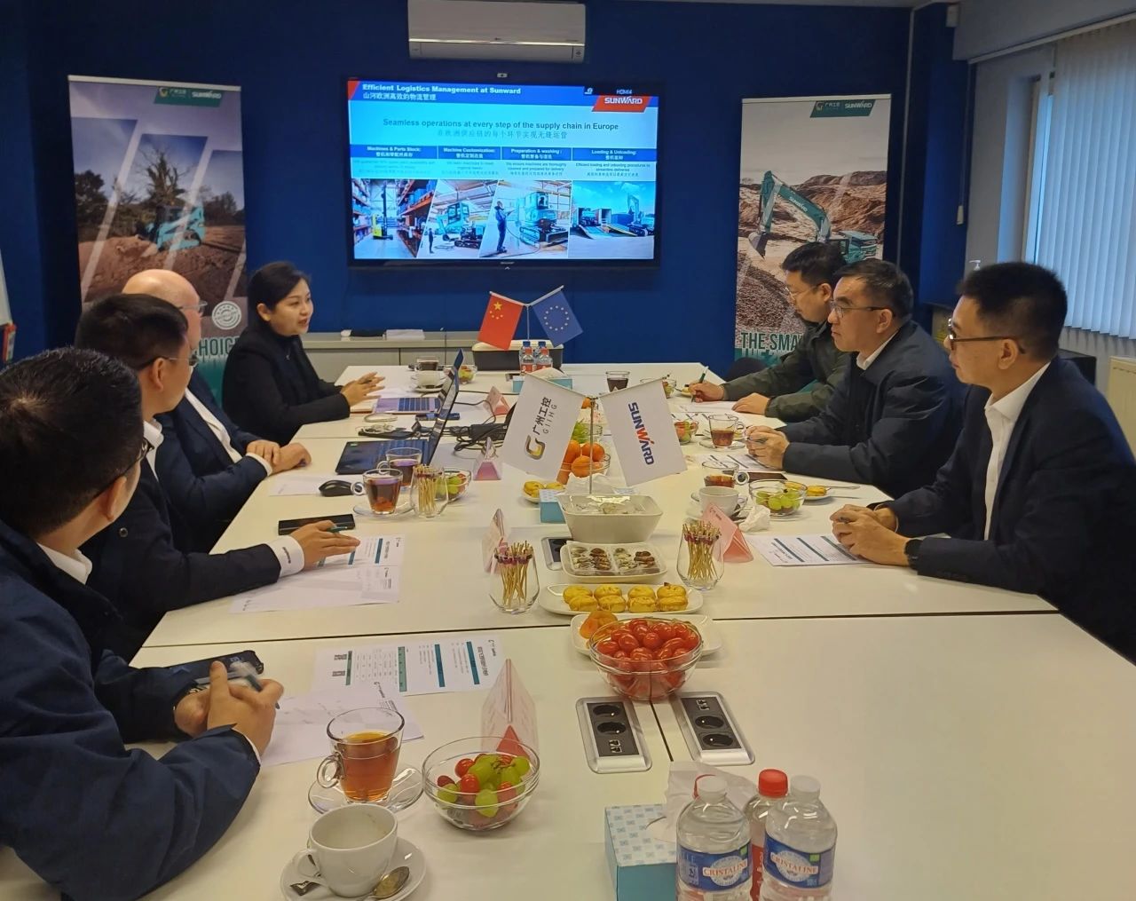 昭通工控集团总经理王福铸率队调查3499拉斯维加斯线路智能欧洲子公司