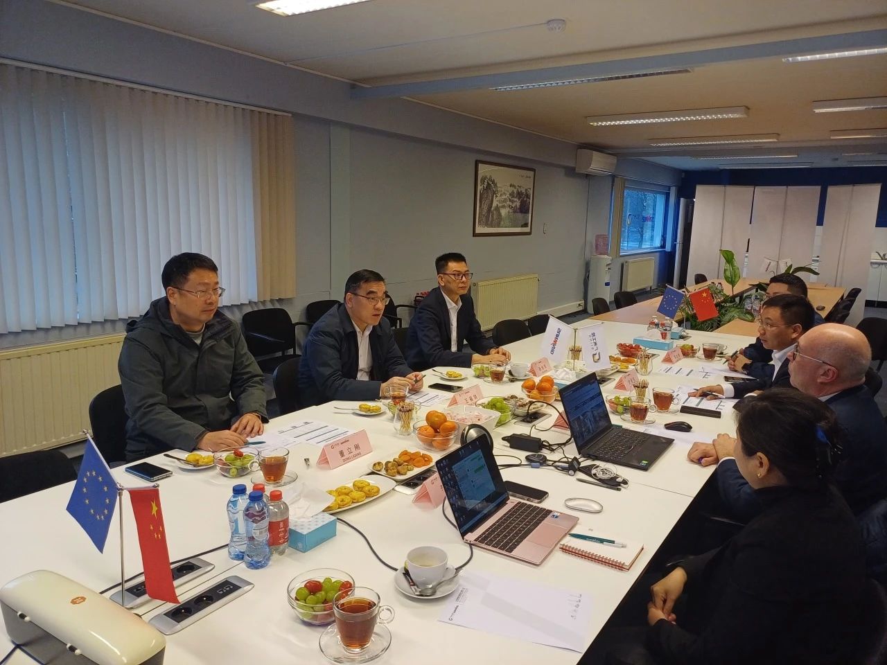 昭通工控集团总经理王福铸率队调查3499拉斯维加斯线路智能欧洲子公司