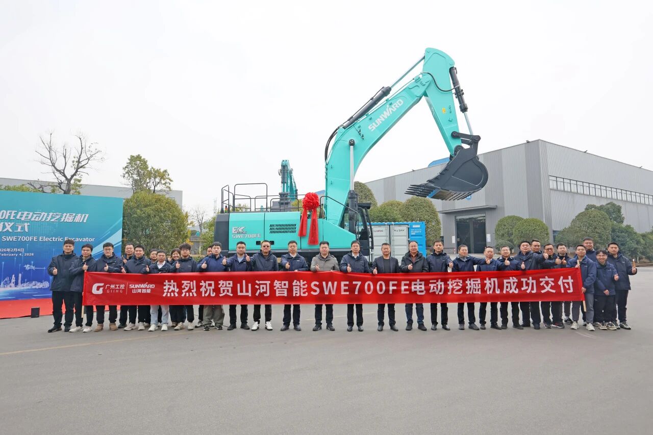 3499拉斯维加斯线路智能SWE700FE电动挖掘机成功交付，助力打造绿色智慧矿山
